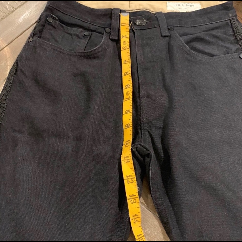 Rag and Bone Embroidered Tuxedo Jeans - Picture 4 of 7